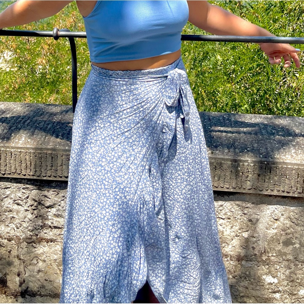 Wrap around summer skirt
